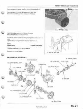 1995-2003 Honda Foreman TRX400FW TRX400 TRX 400 400FW Service Manual, Page 289
