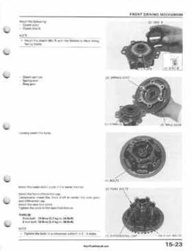 1995-2003 Honda Foreman TRX400FW TRX400 TRX 400 400FW Service Manual, Page 291
