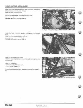 1995-2003 Honda Foreman TRX400FW TRX400 TRX 400 400FW Service Manual, Page 294