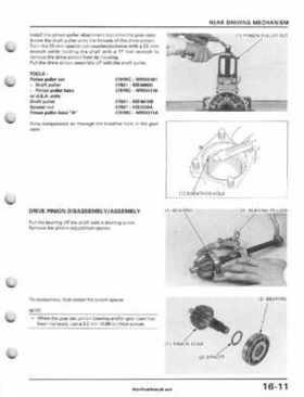 1995-2003 Honda Foreman TRX400FW TRX400 TRX 400 400FW Service Manual, Page 307