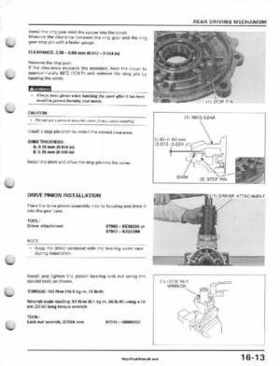 1995-2003 Honda Foreman TRX400FW TRX400 TRX 400 400FW Service Manual, Page 309