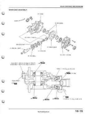 1995-2003 Honda Foreman TRX400FW TRX400 TRX 400 400FW Service Manual, Page 311