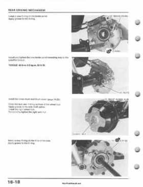1995-2003 Honda Foreman TRX400FW TRX400 TRX 400 400FW Service Manual, Page 314
