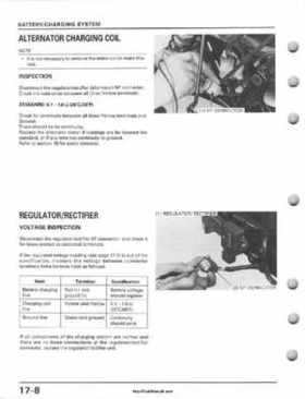 1995-2003 Honda Foreman TRX400FW TRX400 TRX 400 400FW Service Manual, Page 326