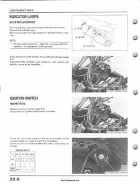1995-2003 Honda Foreman TRX400FW TRX400 TRX 400 400FW Service Manual, Page 354