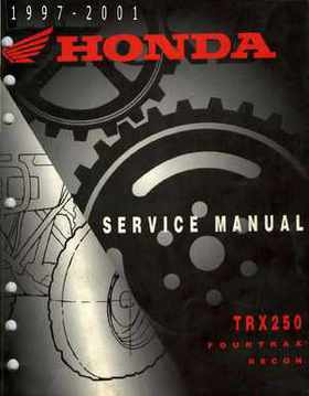 1997-2001 Honda TRX250 Fourtrax Recon Service Manual, Page 1
