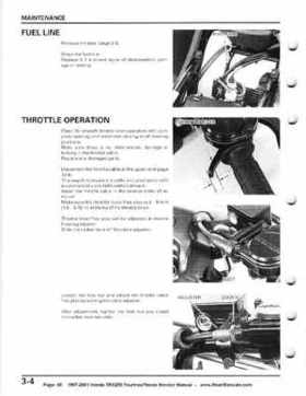 1997-2001 Honda TRX250 Fourtrax Recon Service Manual, Page 45