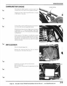 1997-2001 Honda TRX250 Fourtrax Recon Service Manual, Page 46