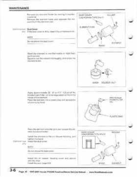 1997-2001 Honda TRX250 Fourtrax Recon Service Manual, Page 47
