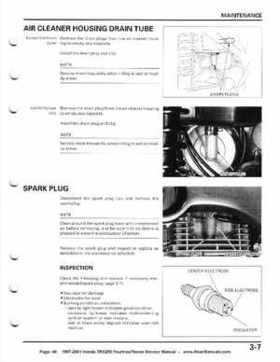 1997-2001 Honda TRX250 Fourtrax Recon Service Manual, Page 48