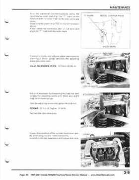 1997-2001 Honda TRX250 Fourtrax Recon Service Manual, Page 50
