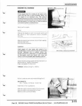 1997-2001 Honda TRX250 Fourtrax Recon Service Manual, Page 52