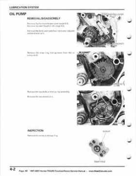 1997-2001 Honda TRX250 Fourtrax Recon Service Manual, Page 65