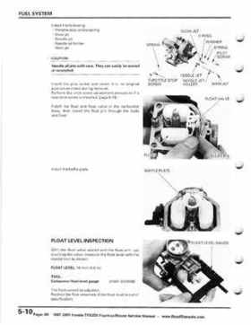 1997-2001 Honda TRX250 Fourtrax Recon Service Manual, Page 80