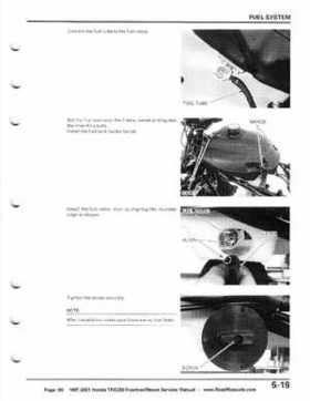 1997-2001 Honda TRX250 Fourtrax Recon Service Manual, Page 89