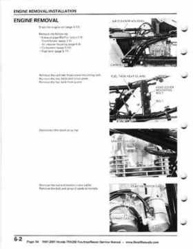 1997-2001 Honda TRX250 Fourtrax Recon Service Manual, Page 94