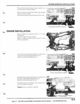 1997-2001 Honda TRX250 Fourtrax Recon Service Manual, Page 97