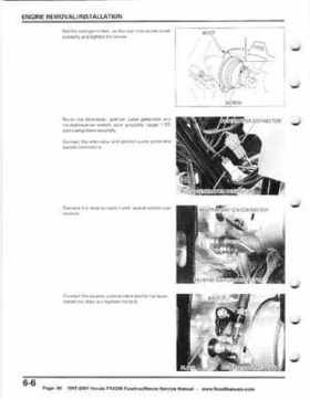 1997-2001 Honda TRX250 Fourtrax Recon Service Manual, Page 98