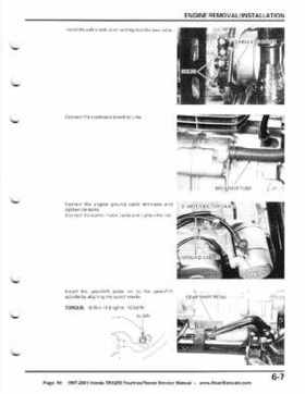 1997-2001 Honda TRX250 Fourtrax Recon Service Manual, Page 99
