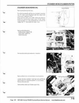 1997-2001 Honda TRX250 Fourtrax Recon Service Manual, Page 107