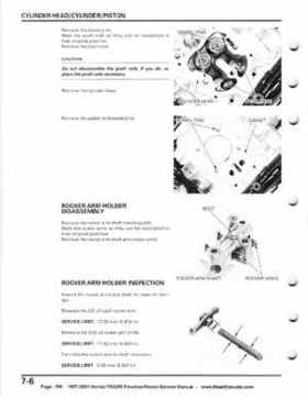 1997-2001 Honda TRX250 Fourtrax Recon Service Manual, Page 108