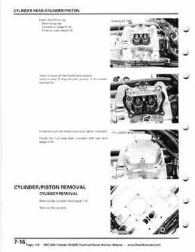 1997-2001 Honda TRX250 Fourtrax Recon Service Manual, Page 118