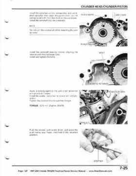 1997-2001 Honda TRX250 Fourtrax Recon Service Manual, Page 127
