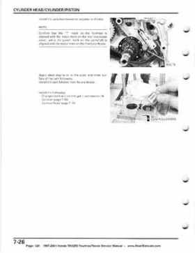 1997-2001 Honda TRX250 Fourtrax Recon Service Manual, Page 128