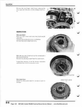 1997-2001 Honda TRX250 Fourtrax Recon Service Manual, Page 136