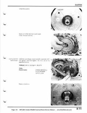 1997-2001 Honda TRX250 Fourtrax Recon Service Manual, Page 141