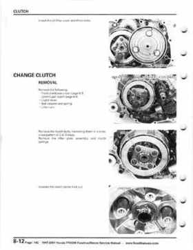 1997-2001 Honda TRX250 Fourtrax Recon Service Manual, Page 142