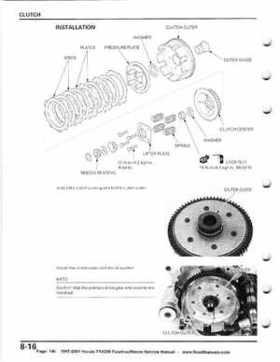1997-2001 Honda TRX250 Fourtrax Recon Service Manual, Page 146