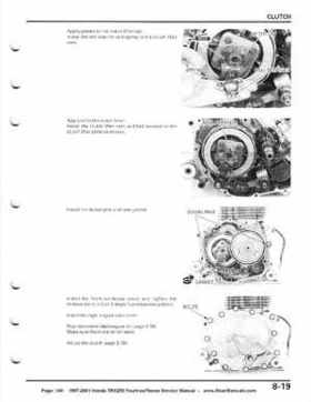1997-2001 Honda TRX250 Fourtrax Recon Service Manual, Page 149