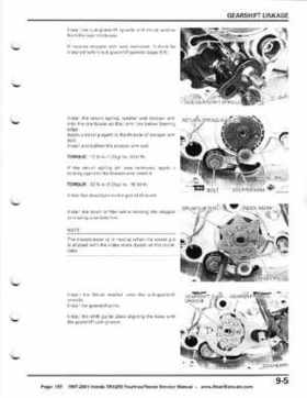 1997-2001 Honda TRX250 Fourtrax Recon Service Manual, Page 155