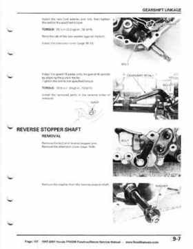 1997-2001 Honda TRX250 Fourtrax Recon Service Manual, Page 157