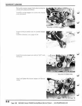 1997-2001 Honda TRX250 Fourtrax Recon Service Manual, Page 158