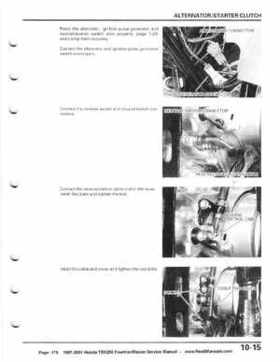 1997-2001 Honda TRX250 Fourtrax Recon Service Manual, Page 175