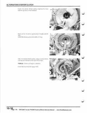 1997-2001 Honda TRX250 Fourtrax Recon Service Manual, Page 176