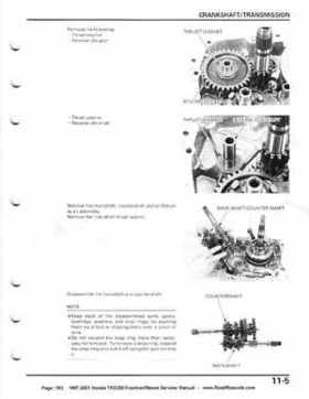 1997-2001 Honda TRX250 Fourtrax Recon Service Manual, Page 183