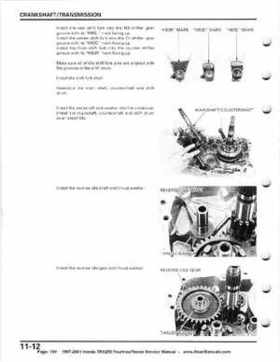 1997-2001 Honda TRX250 Fourtrax Recon Service Manual, Page 190