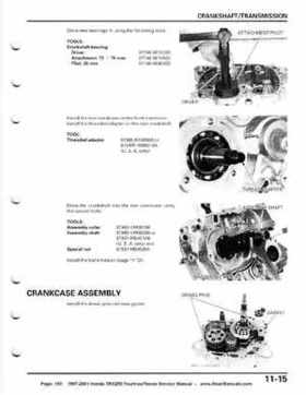 1997-2001 Honda TRX250 Fourtrax Recon Service Manual, Page 193