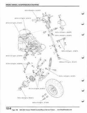 1997-2001 Honda TRX250 Fourtrax Recon Service Manual, Page 196