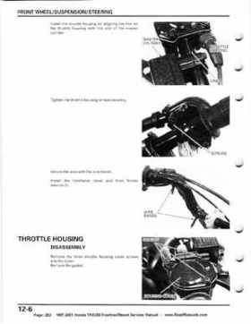 1997-2001 Honda TRX250 Fourtrax Recon Service Manual, Page 202