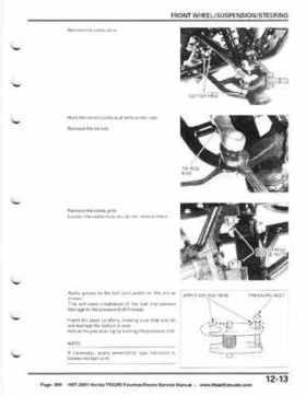 1997-2001 Honda TRX250 Fourtrax Recon Service Manual, Page 209