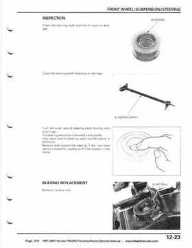 1997-2001 Honda TRX250 Fourtrax Recon Service Manual, Page 219