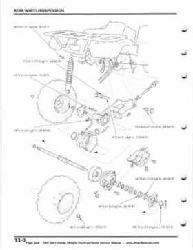 1997-2001 Honda TRX250 Fourtrax Recon Service Manual, Page 224