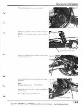 1997-2001 Honda TRX250 Fourtrax Recon Service Manual, Page 229