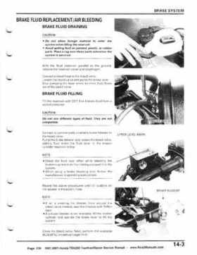 1997-2001 Honda TRX250 Fourtrax Recon Service Manual, Page 239