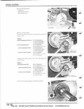 1997-2001 Honda TRX250 Fourtrax Recon Service Manual, Page 252