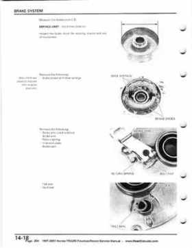 1997-2001 Honda TRX250 Fourtrax Recon Service Manual, Page 254